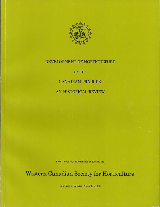 'Western Canadian Society of  Horticulture'  photo