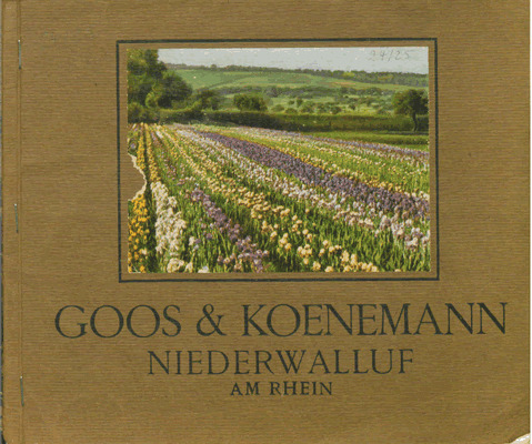 'Goos & Koenemann Price List'  photo