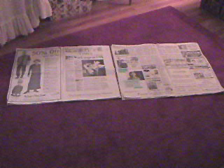 newpaper collars