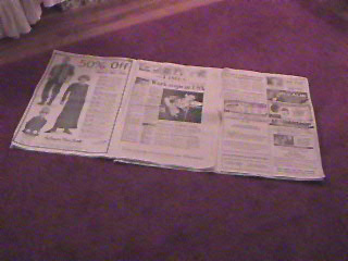 newpaper collars