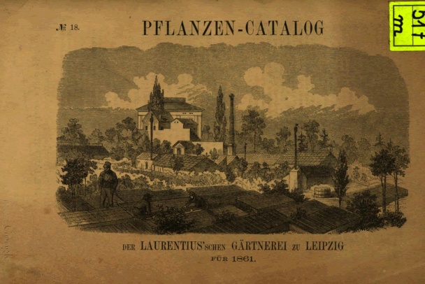 'Pflanzen-Catalog der Laurentius'schen Gärtnerei zu Leipzig für 1861'  photo
