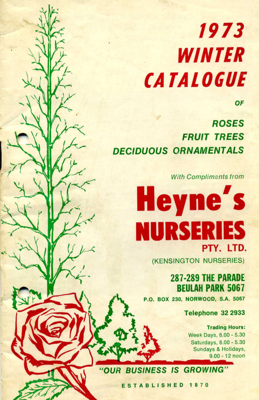 'Heyne's  Nurseries Pty. Ltd.'  photo