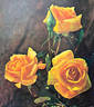Golden Autumn rose photo